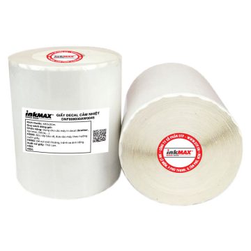 Giấy decal cảm nhiệt inkMAX K80x30m