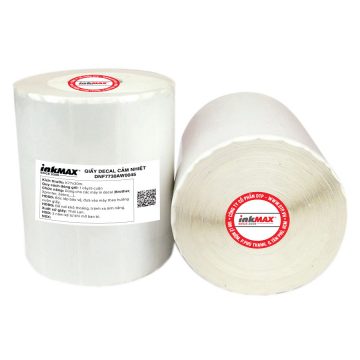 Giấy decal cảm nhiệt inkMAX K77x30m