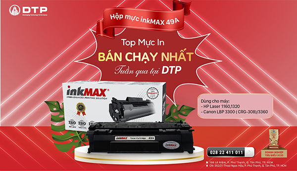 Top sản phẩm bán chạy nhất tại DTP