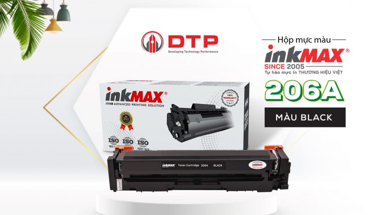 Hộp mực in màu 206A inkMAX