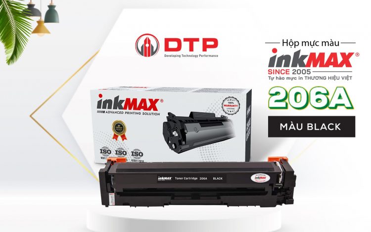 Hộp mực in màu 206A inkMAX