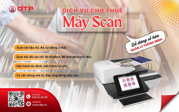 Thuê Máy Scan Tại DTP