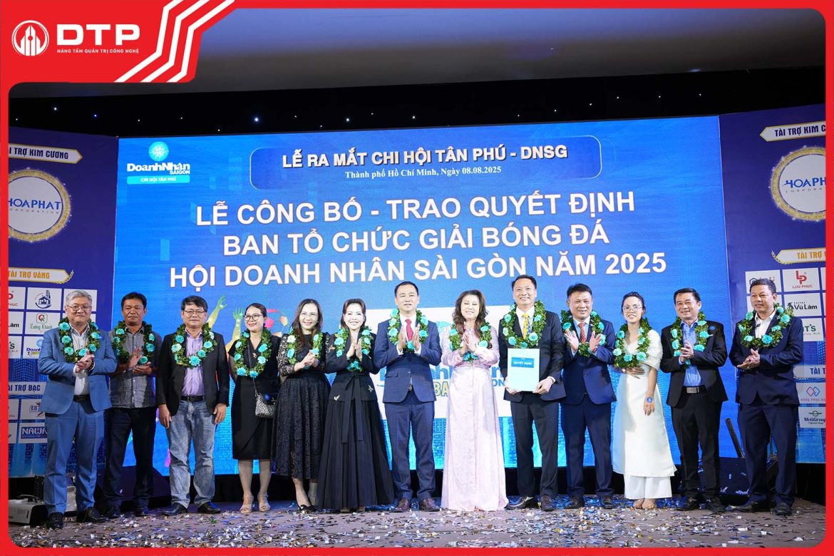 DTP nhà tài trợ vàng sự kiện ra mắt chi hội Tân Phú - DNSG