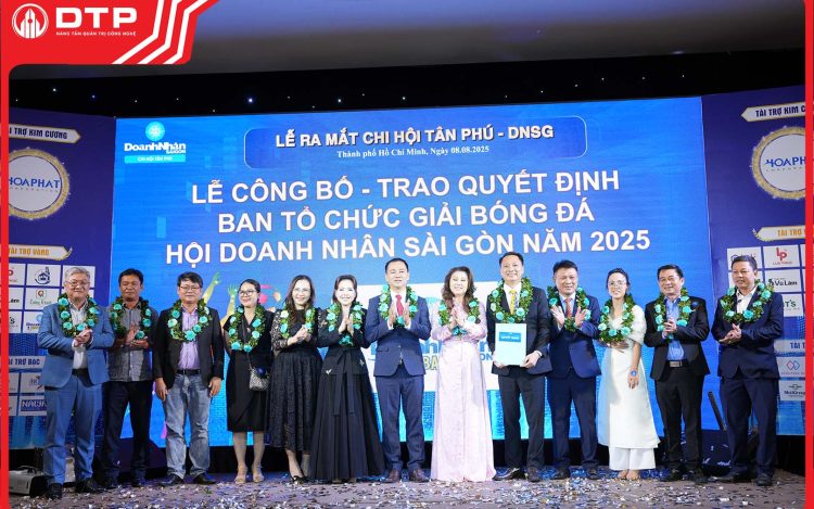 DTP nhà tài trợ vàng sự kiện ra mắt chi hội Tân Phú - DNSG