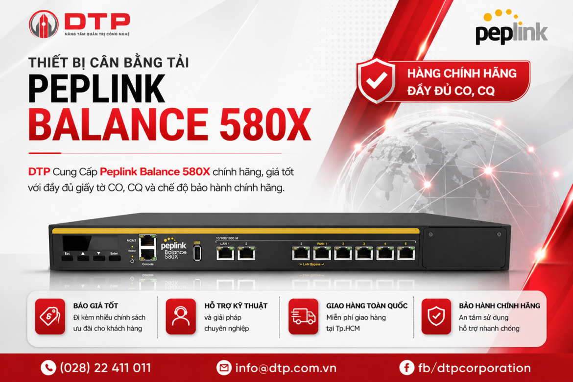 Giải pháp cân bằng tải peplink