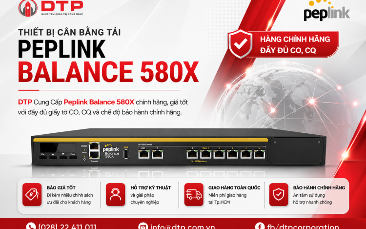 Giải pháp cân bằng tải peplink