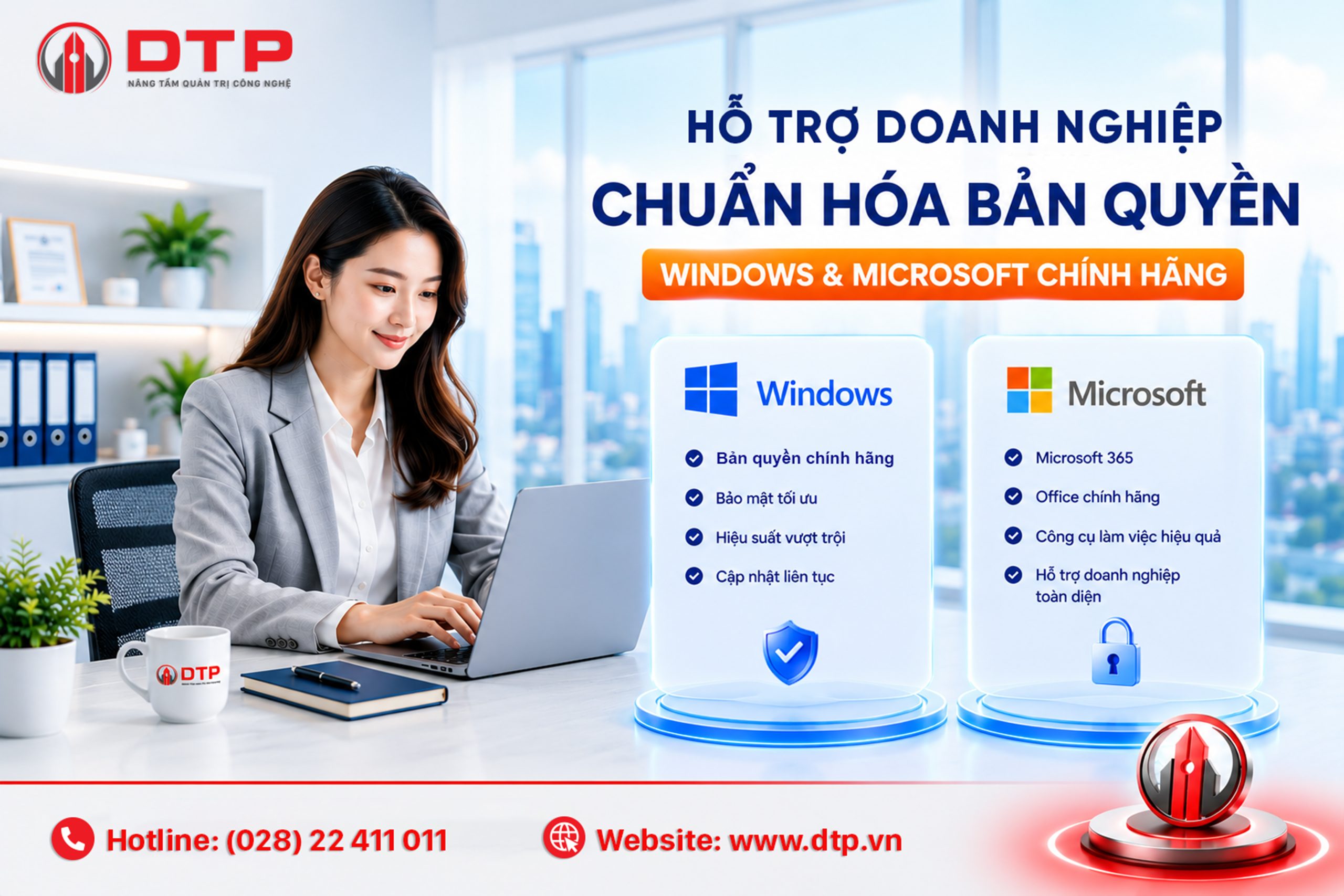 Hỗ Trợ Doanh Nghiệp Chuẩn Hóa Bản Quyền Windows & Microsoft Chính Hãng