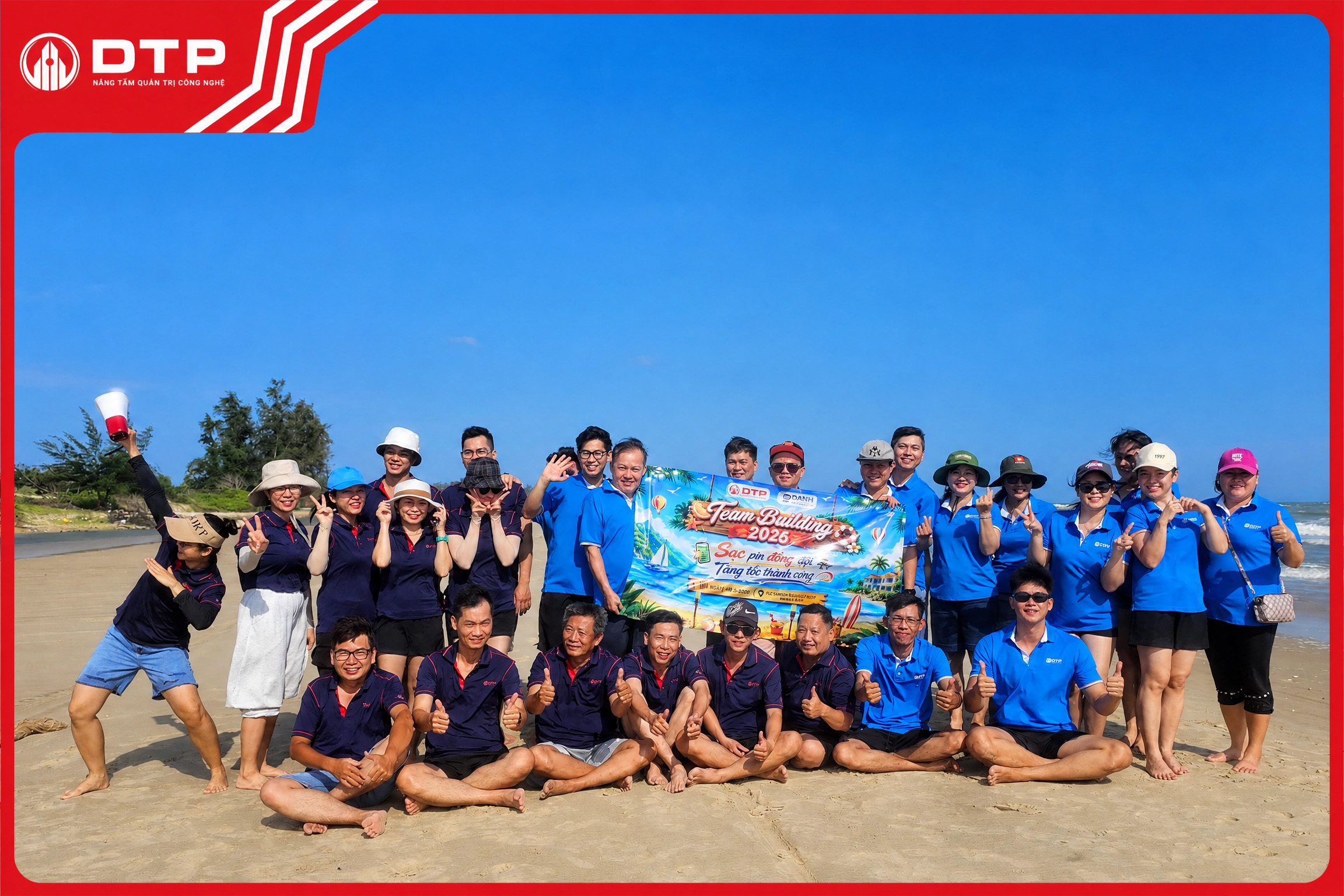 Một chuyến đi đáng nhớ của gia đình DANH Group – DTP Corp & DANH Distribution tại Pérolas Villas Resort – Phan Thiết, nơi cả tập thể đã cùng nhau tạm gác lại những deadline, công việc thường ngày để “sạc pin” bằng những tiếng cười, những khoảnh khắc hết mình và tinh thần đồng đội.