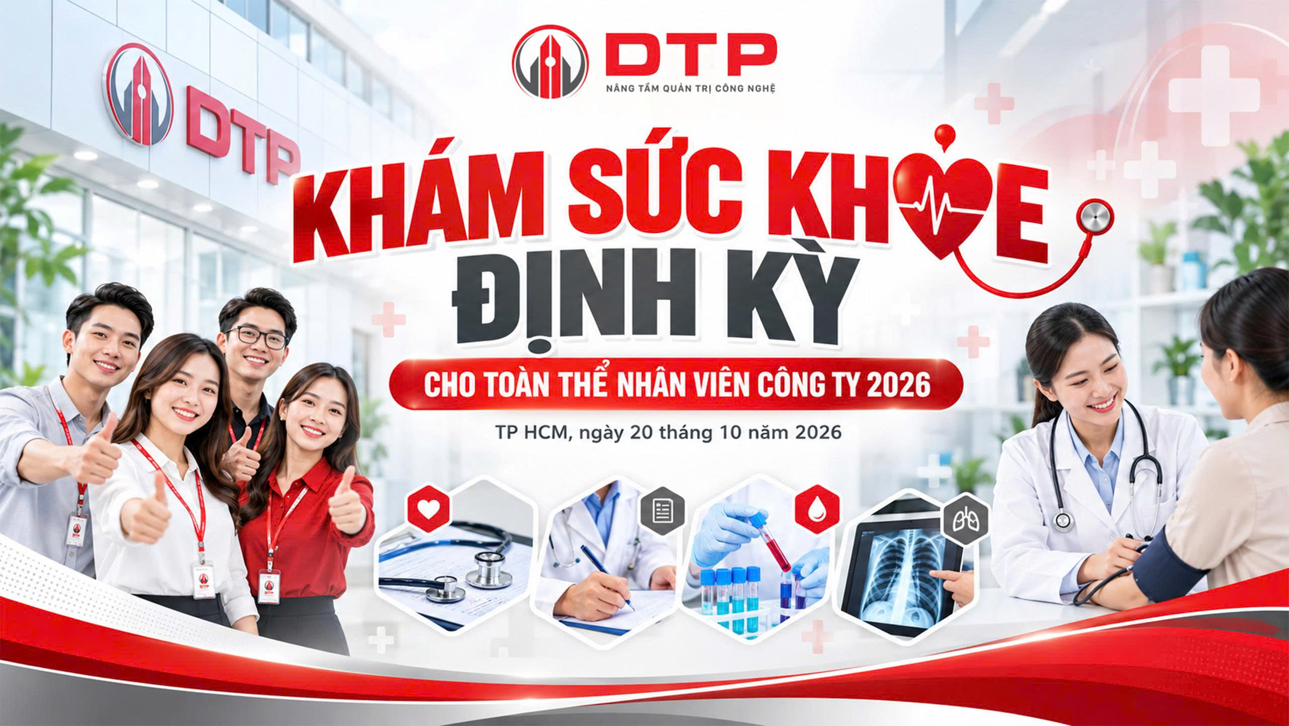 KHÁM SỨC KHỎE ĐỊNH KỲ CHO TOÀN THỂ NHÂN VIÊN